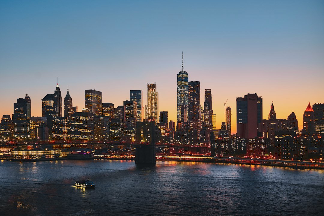 USA skyline and landmarks